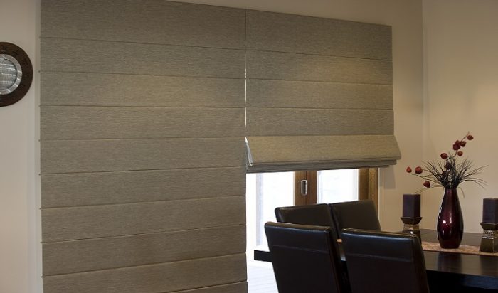 Blockout Coated Roman Blinds